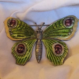 Catherine Popseco Vintage Butterfly Broach